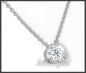 Preview: Brillant Anhänger & Kette 585 Gold 1,04ct, River